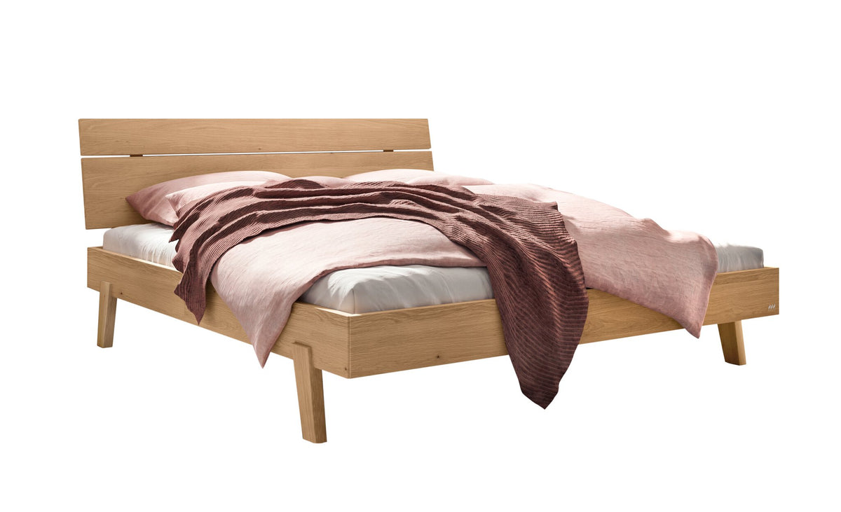Hasena Imperia Bettgestell – 90 x 200 cm, 20 cm, Eiche bright, geölt