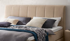 Hasena Pedrosa Boxspringbett mit Stauraum – 180 x 200 cm, Lovely-Top, Monet steel