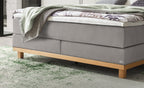 Hasena Cecilia Boxspringbett – 140 x 200 cm, Elegance-Top, Pace sand