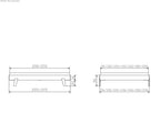 Hasena Molino Bettgestell – 100 x 200 cm, 25 cm, MDF weiss deckend, lackiert