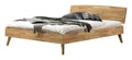 Hasena Sambuco Massivholzbett – 90 x 200 cm, 20 cm, Kernbuche natur, geölt