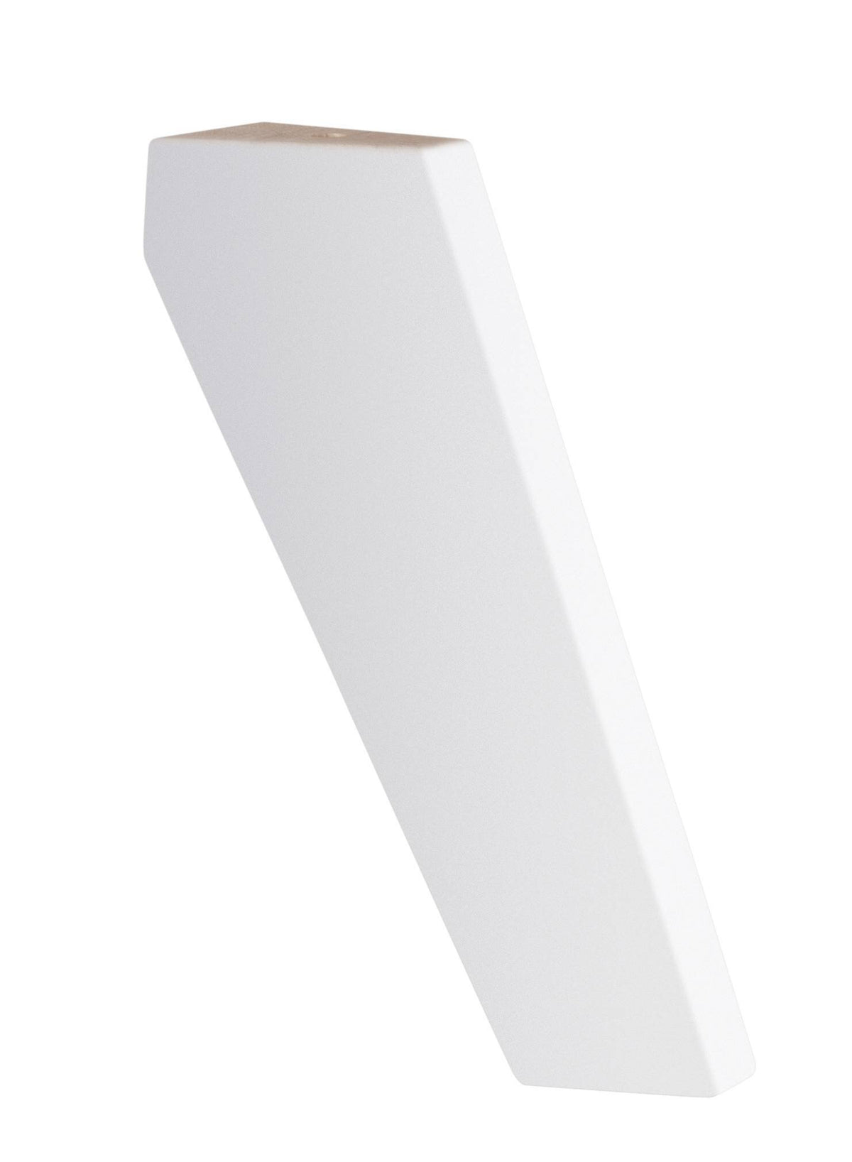 Hasena Nelo Bettfüsse – 20 cm, Buche weiss deckend, lackiert