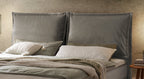 Hasena Ricarda Boxspringbett – 140 x 200 cm, Elegance-Top, Monet steel