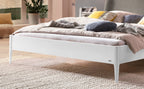 Hasena Pienza Bett mit Polsterkopfteil – 160 x 200 cm, 20 cm, Eiche bright, geölt