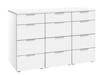 Hasena Trequatri Kommode – zerlegt, Weiss, Weiss