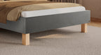 Hasena Amara Polsterbett – 160 x 200 cm, 20 cm, Pace light grey