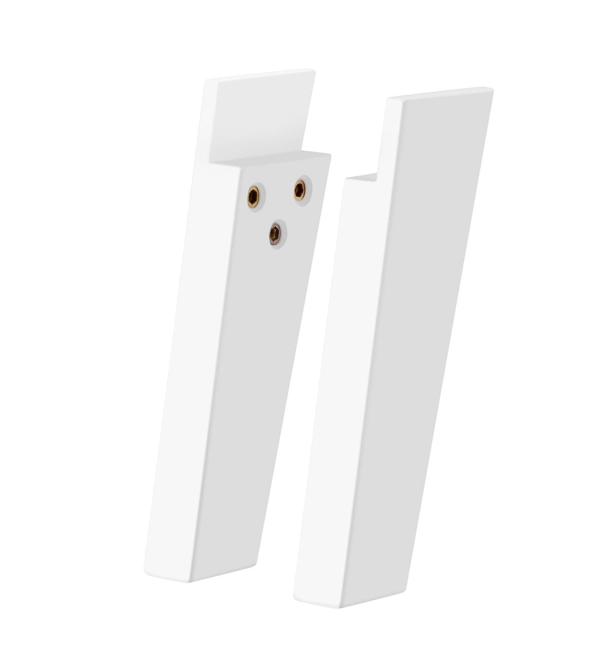 Hasena Gatano Bettfüsse – 20 cm, Buche weiss deckend, lackiert
