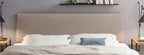 Hasena Ariana Massivholzbett – 160 x 200 cm, Fusshöhe 20 cm, Nussbaum, geölt, Pace grey