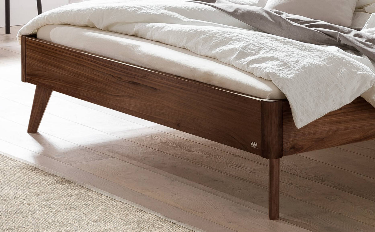Hasena Rubiera Bettgestell – 160 x 200 cm, 25 cm, MDF weiss deckend, lackiert