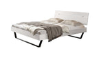 Hasena Romeo Bettgestell – 140 x 200 cm, 20 cm, MDF weiss deckend, lackiert