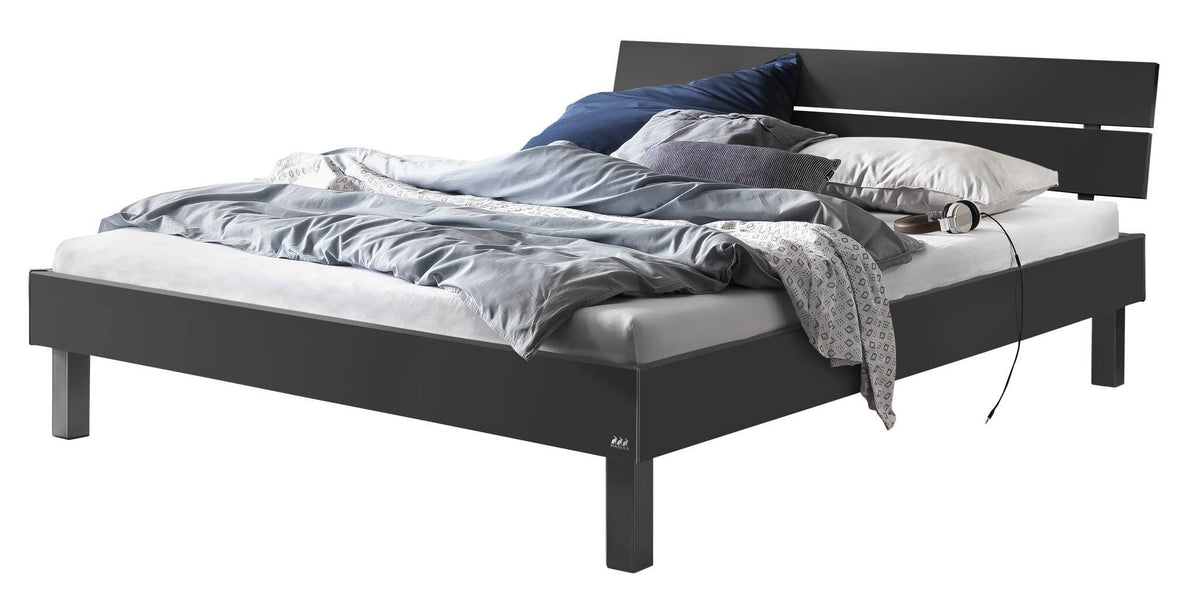 Hasena Rocco Bettgestell – 90 x 200 cm, 20 cm, Anthrazit