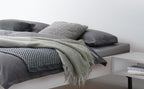 Hasena Cardella Bettgestell – 120 x 200 cm, MDF weiss deckend, lackiert
