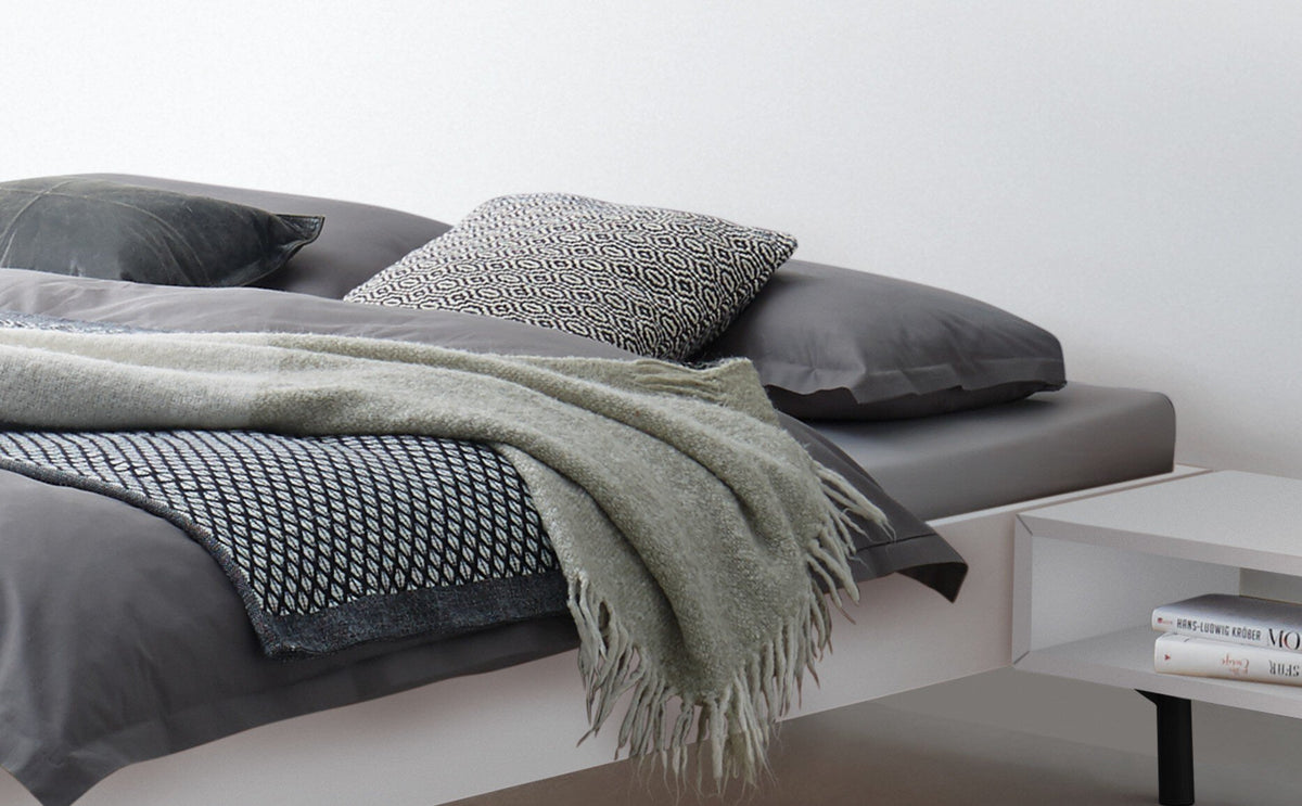 Hasena Cardella Bettgestell – 120 x 200 cm, MDF weiss deckend, lackiert