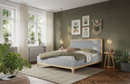 Hasena Soledad Polsterbett – 160 x 200 cm, Pace light grey