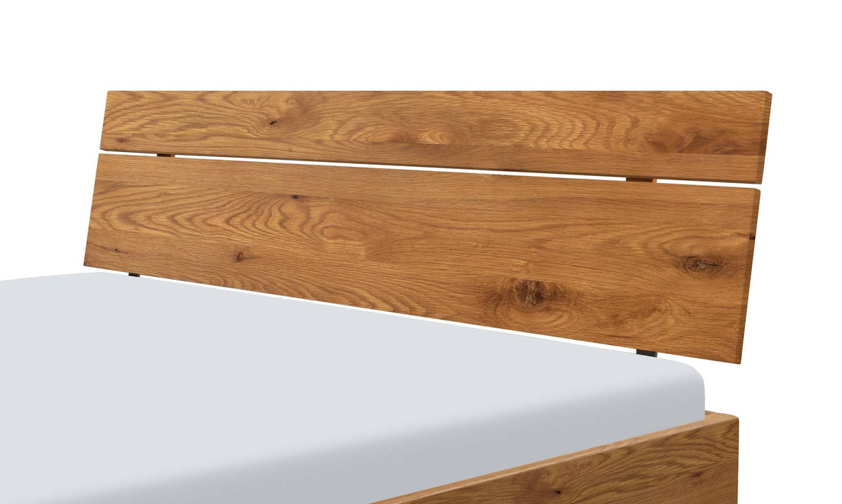 Hasena Lino Kopfteil – 120 cm, Wildeiche natur, geölt