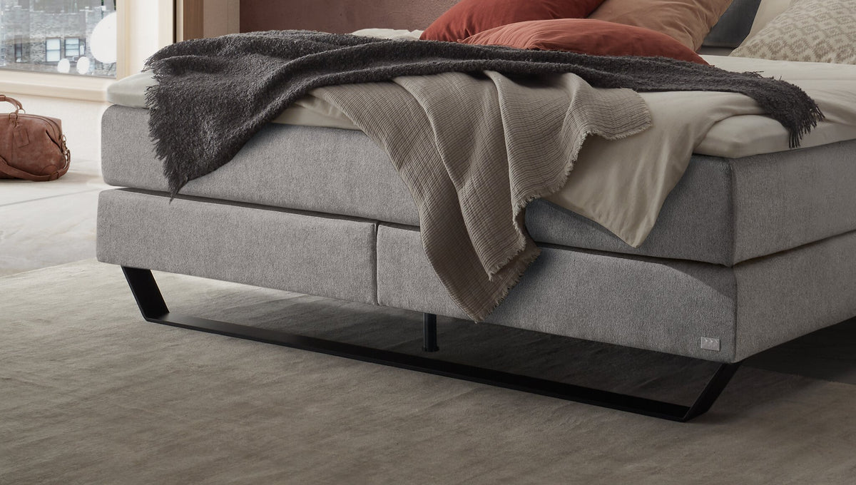 Hasena Celina Boxspringbett – 140 x 200 cm, Elegance-Top, Pace sand
