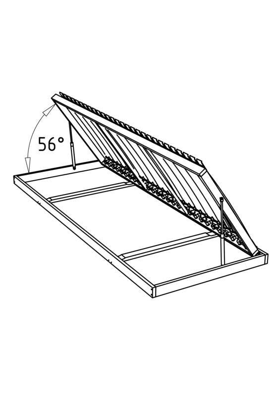 Hasena Econom-Move Lattenrost – 200 x 200 cm