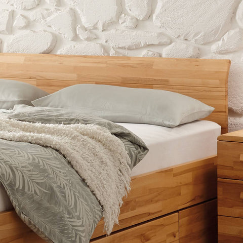 Hasena Stupendo Bett MDF mit Stauraum – 180 x 200 cm, MDF weiss deckend, lackiert, Folie, 10-Weiss