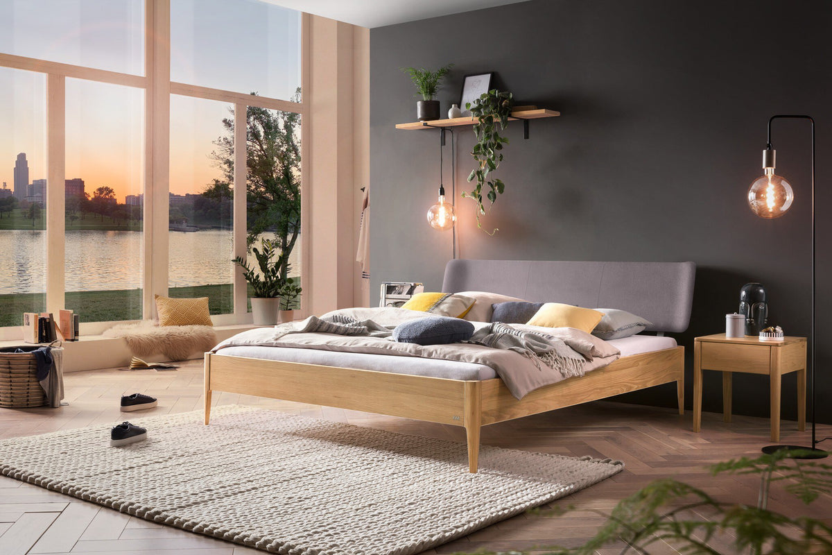 Hasena Boga Polsterkopfteil – 120 cm, Tocco white