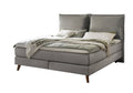 Hasena Ricarda Boxspringbett – 140 x 200 cm, Glamour-Top, Monet steel