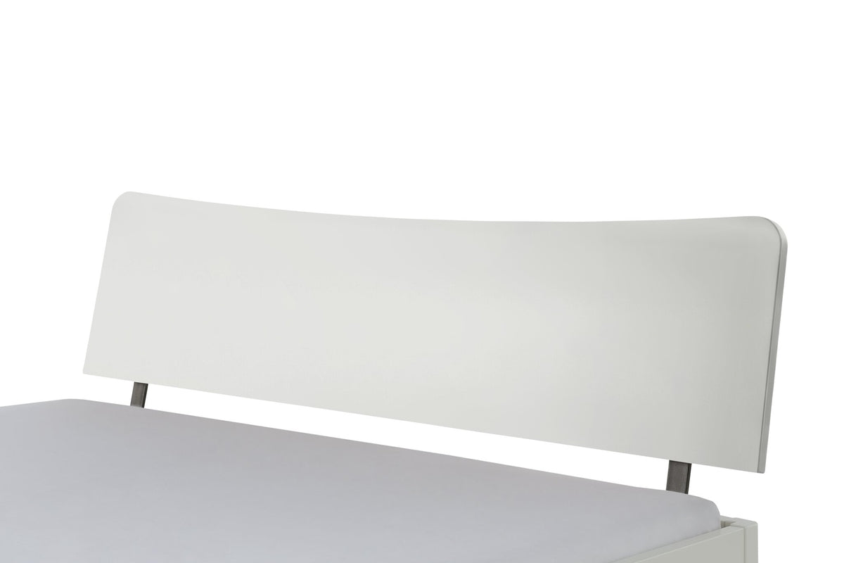 Hasena Wave Kopfteil – 140 cm, MDF weiss deckend, lackiert
