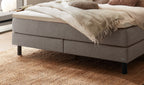 Hasena Donna Boxspringbett – 140 x 200 cm, Elegance-Top, Pace sand