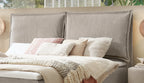 Hasena Zamora Boxspringbett – 140 x 200 cm, Elegance-Top, Pace grey