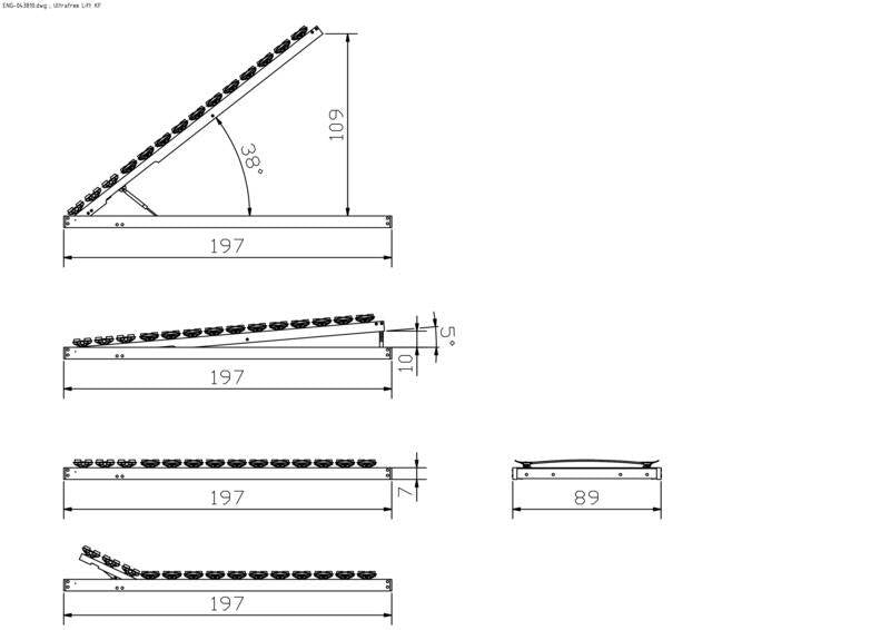 Hasena Ultrafree Lift KF Lattenrost – 180 x 200 cm