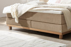 Hasena Zamora Boxspringbett – 160 x 200 cm, Glamour-Top, Pace sand