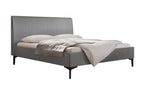 Hasena Carlinda Polsterbett – 140 x 200 cm, 20 cm, Monet steel