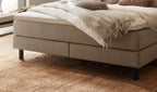 Hasena Donna Boxspringbett – 160 x 200 cm, Glamour-Top, Pace sand