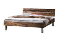 Hasena Duno Massivholzbett – 90 x 200 cm, 20 cm, Akazie Vintage brown, lackiert