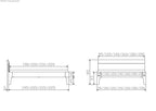 Hasena Xyvola Bettgestell – 120 x 190 cm, 25 cm, MDF weiss deckend, lackiert