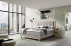 Hasena Cecilia Boxspringbett – 140 x 200 cm, Lovely-Top, Pace light grey