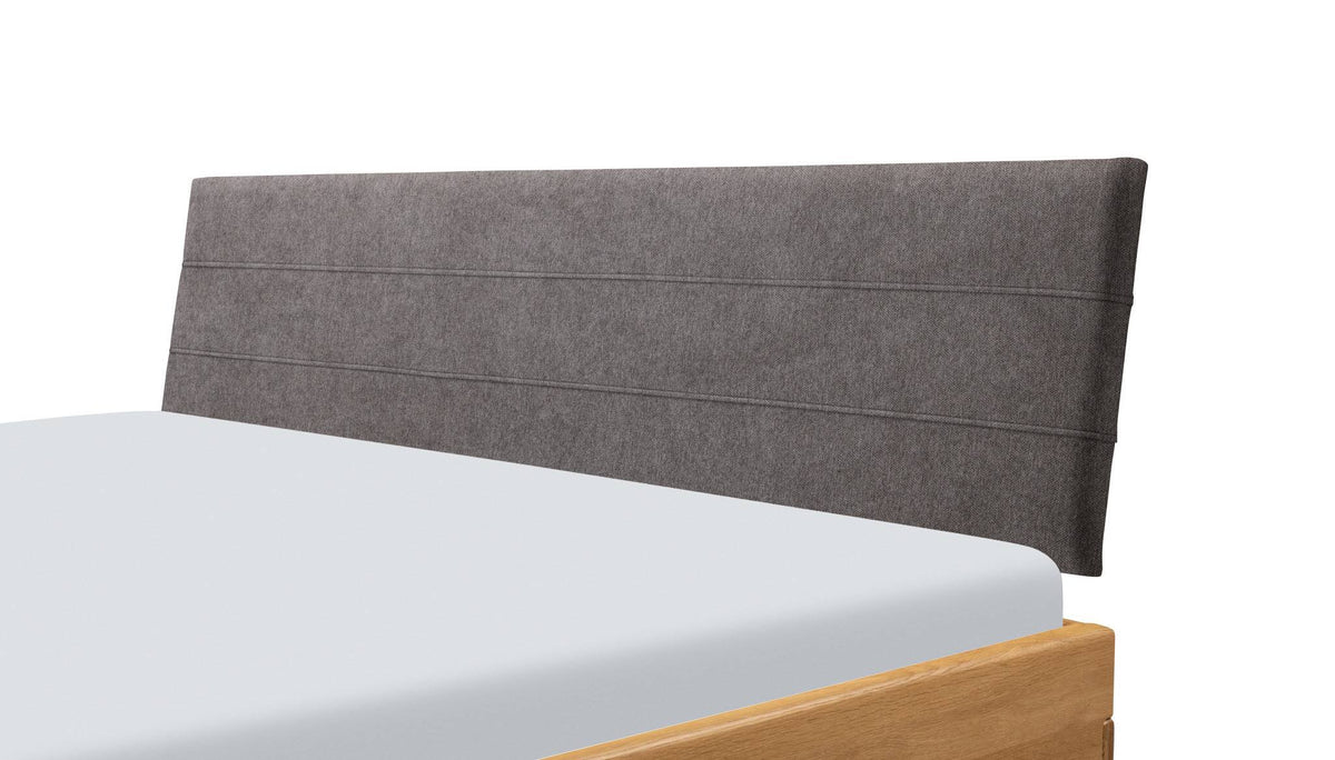 Hasena Limes Polsterkopfteil – 120 cm, Pace grey