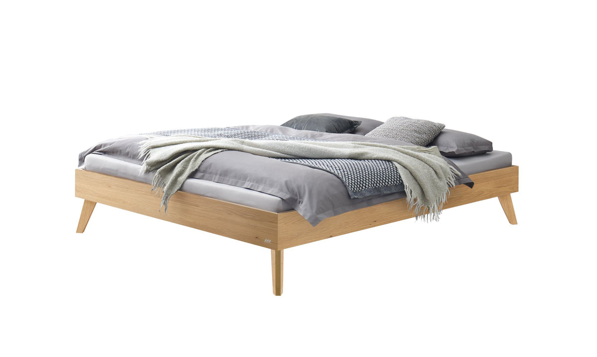 Hasena Calvari Bettgestell – 90 x 200 cm, 20 cm, Eiche bright, geölt