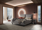 Hasena Celina Boxspringbett – 140 x 200 cm, Lovely-Top, Pace grey