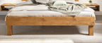 Hasena Forti Bettgestell – 100 x 200 cm, 25 cm, Wildeiche natur, geölt