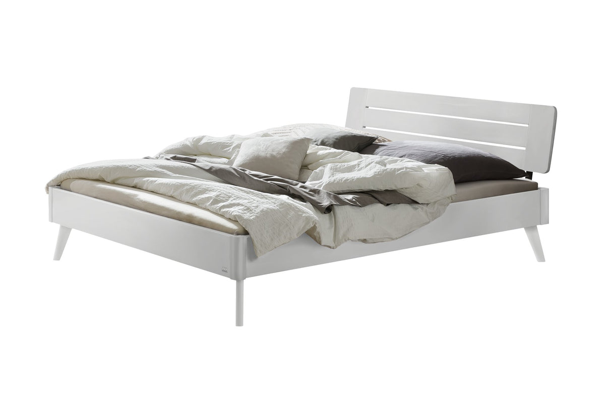 Hasena Rubiera Bettgestell – 140 x 200 cm, 20 cm, MDF weiss deckend, lackiert