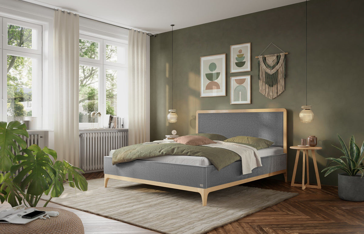 Hasena Soledad Polsterbett – 160 x 200 cm, Pace grey