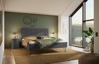 Hasena Noelia Polsterbett – 160 x 200 cm, Pace grey