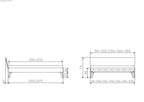 Hasena Ancona Bettgestell – 120 x 200 cm, 20 cm, MDF weiss deckend, lackiert