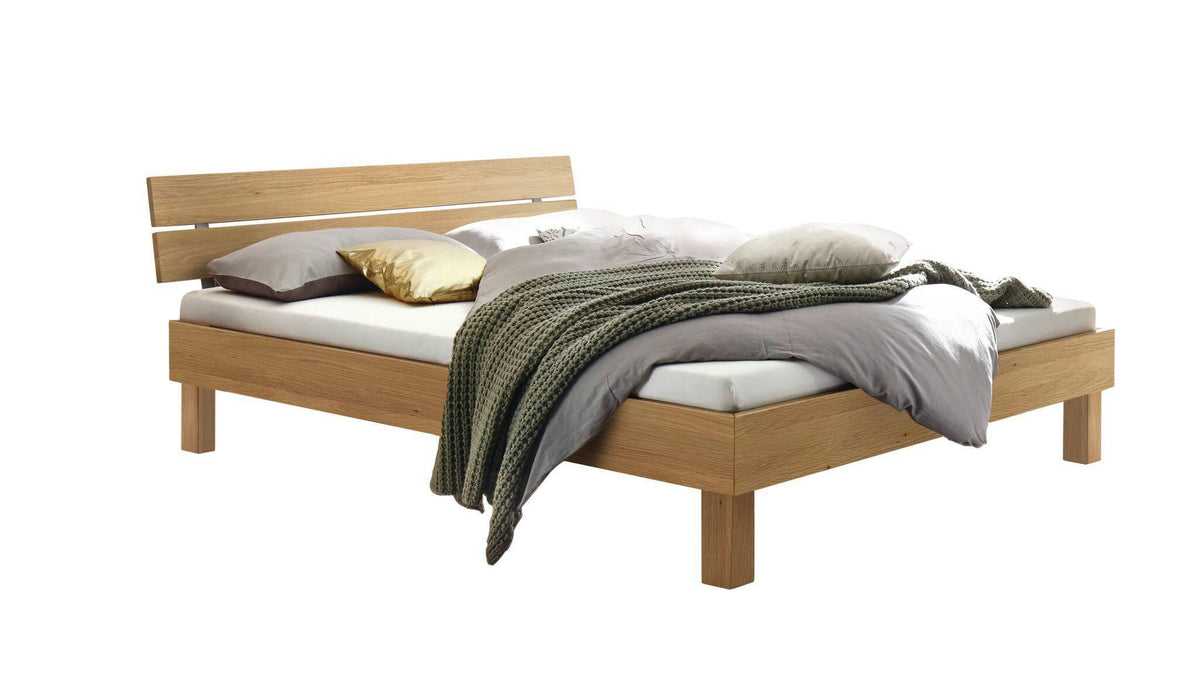 Hasena Prato Bettgestell – 90 x 200 cm, 20 cm, Eiche bright, geölt