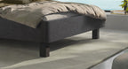 Hasena Cristina Polsterbett – 160 x 200 cm, 25 cm, Pace light grey