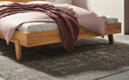 Hasena Imperia Bettgestell – 100 x 200 cm, 25 cm, Wildeiche natur, geölt
