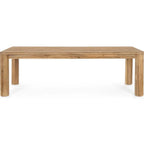 Gartentisch Maverick aus Teakholz natur 240x100 cm, Gesamtansicht auf weissem Hintergrund