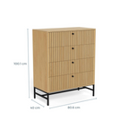 Albany Kommode 80.6x40x100.1 cm