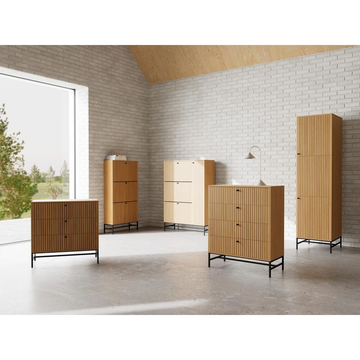 Albany Schuhschrank 71.6x25x140.4 cm