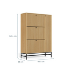 Albany Schuhschrank 98.7x35x140.4 cm