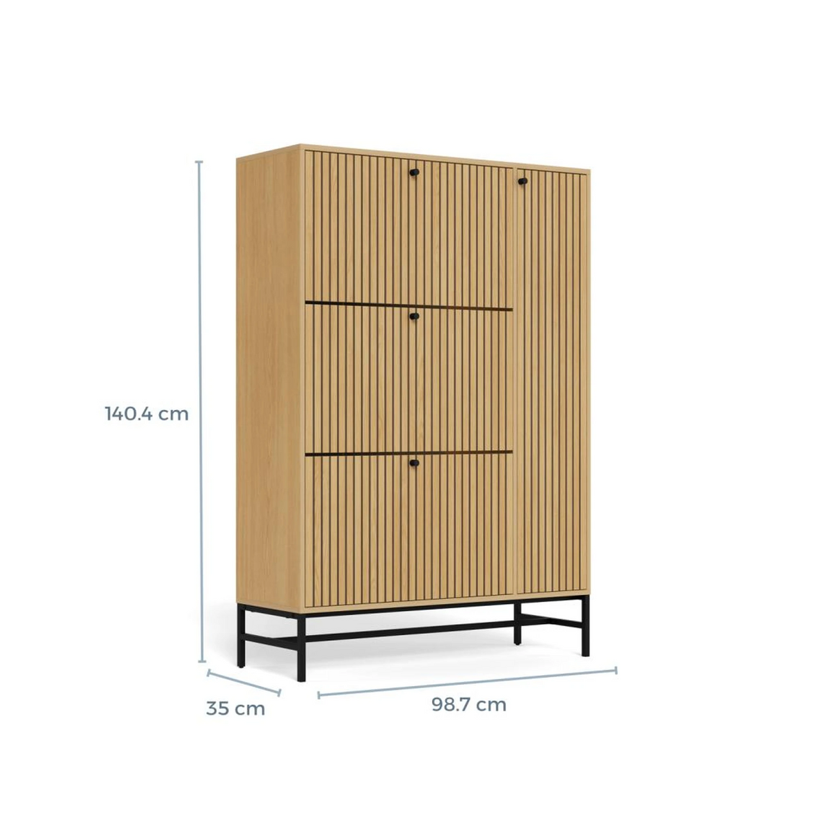 Albany Schuhschrank 98.7x35x140.4 cm